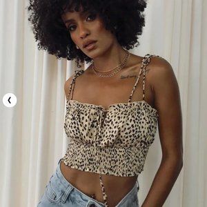 Princess Polly Benita Top Leopard